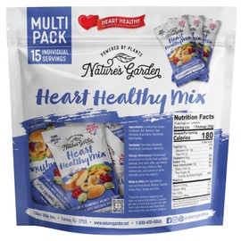 Nature's Garden Heart Healthy Mix Single Serve, 18 Ounce (1.2 Ounce x 15 count)