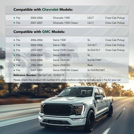 YHTAUTO Front Passenger Outer Side Bumper Bar Brace Compatible with Chevy GMC Models, Silverado Sierra 1500 (Classic) Crew Cab Pickup, Sierra 2500 HD (Classic), Steel Bumper Bracket