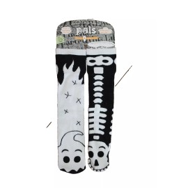 PALS SOCKS Kids GHOST & SKELETON Mismatched Gripper Bottom Toddler Age 1-3