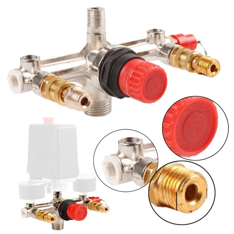 Fenteer Air Compressor Pressure Switch Quiet Operate Spare Parts Professional