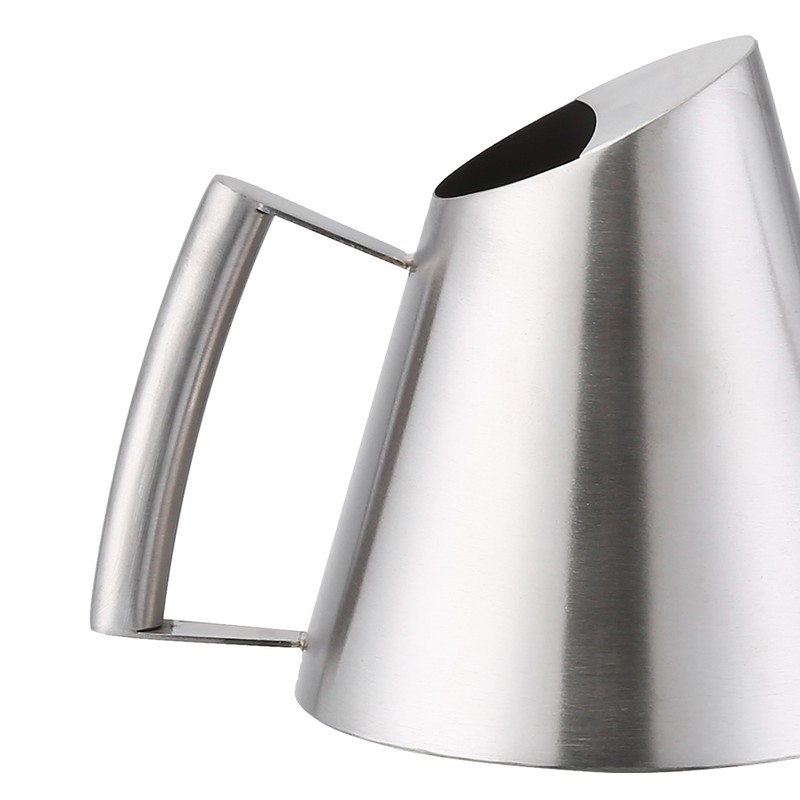 900ml Stainless Steel Watering Can Brushed Garden Planting Indoor Outdoor