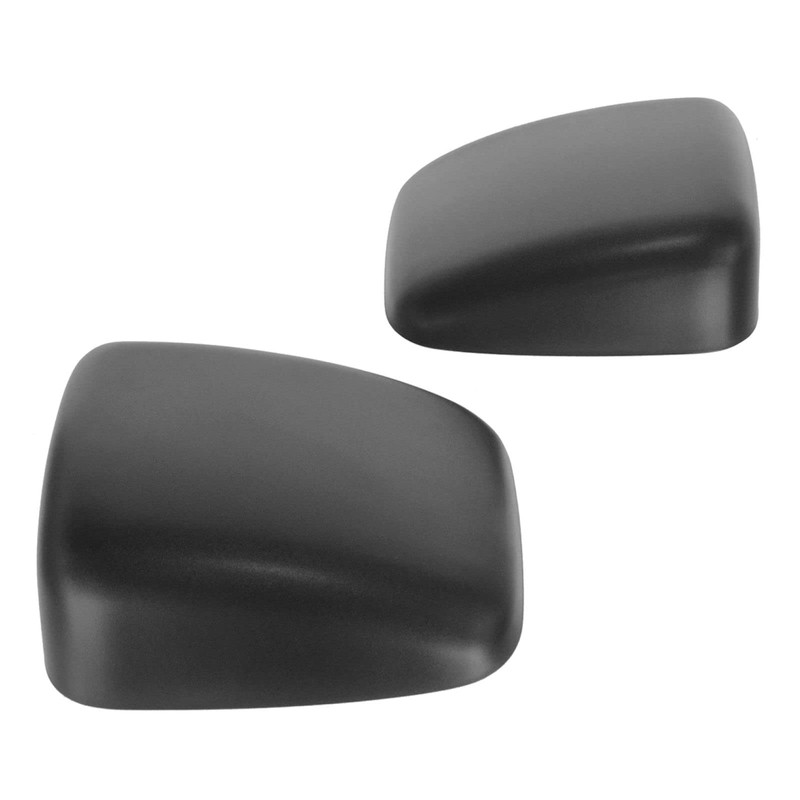 Mirror Cap Cover Textured Black Tow Left and Right Pair