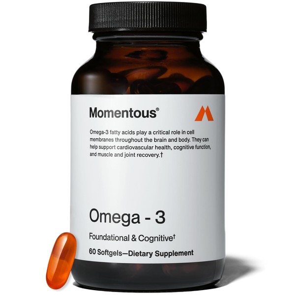 Momentous Omega-3 1500 mg suplemento diario de aceite de pescado