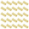 PATIKIL Brass Compression Insert, 25 Pcs 8mm OD x 6mm