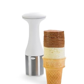Cuisipro Ice Cream Scoop and Stack, White