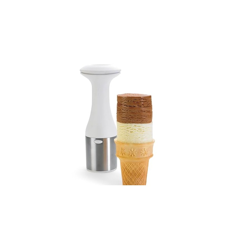 Cuisipro Ice Cream Scoop and Stack, White
