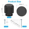 PATIKIL 1 Inch Dia. Cabinet Knobs, 10pcs Knurled Drawer Round