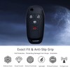 Key Fob Cover for Fusion Explorer: 4 Buttons Silicone Remote