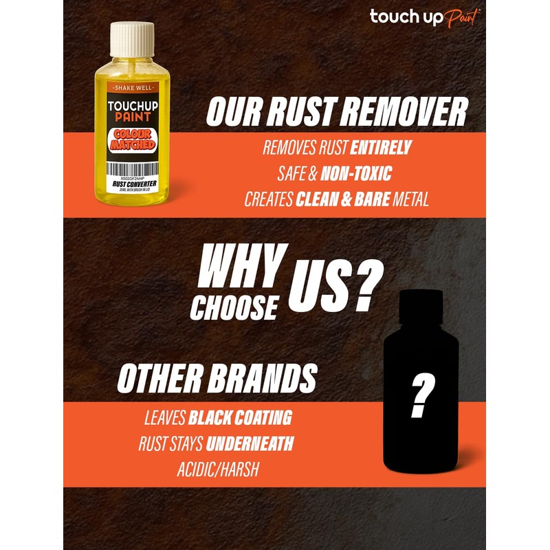 Xtremeauto Rust Converter Liquid – 30ml Bottle with Built-In Brush