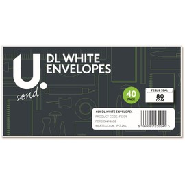 Pennine DL Envelopes - White (Pack of 40)