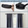Mayrhyme Double Curtain Rods, Wrap Around Curtain Rod for Windows,
