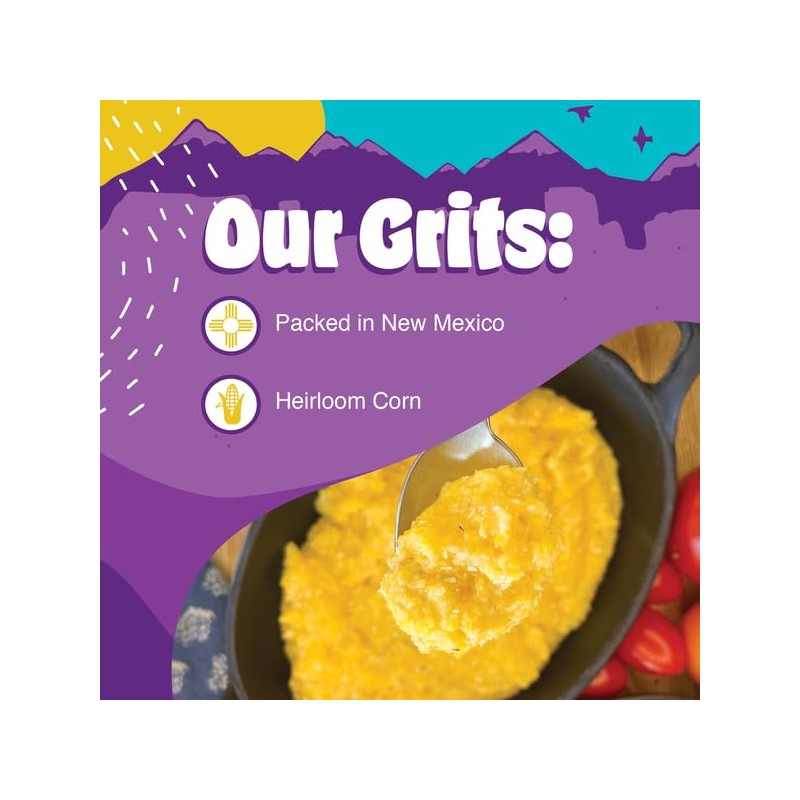 2lbs Western Heirloom Yellow Corn Grits Old Fashioned Coarse Ground