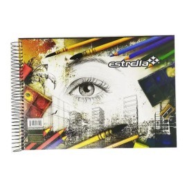 Cuaderno De Dibujo Estrella Con China 50 Hojas 1 Pzs