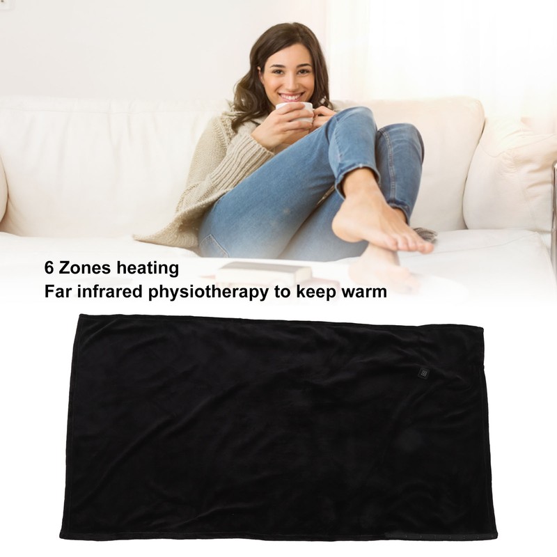 USB Heating Blanket Thermal Electric Heated Shawl Blanket Temperature Controlled