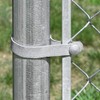 Galvanized Steel Chain Link Tension Band, Durable Steel Chain Link