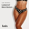 KNIX Leakproof Bikini Period Swim Bottom, UPF 50+ Fabric, Machine