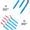 Kisangel 10pcs Adjustable Tent Stakes Tent Pegs for Camping Lightweight