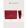 Lazarotti Bologna Leather Wallet 14 cm, red