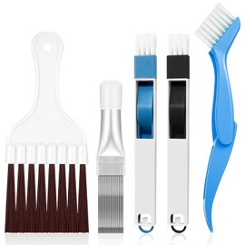 6 Pieces Condenser Comb Dryer, Slat Comb, Dryer Cleaning Brush, Condenser Comb for Cleaning Air Conditioners, Refrigerators, Evaporators, Windows, Dryer Brush Cleaning