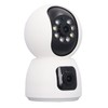 Dual Lens Security Camera Wireless 1080P 2 Way Talk Baby