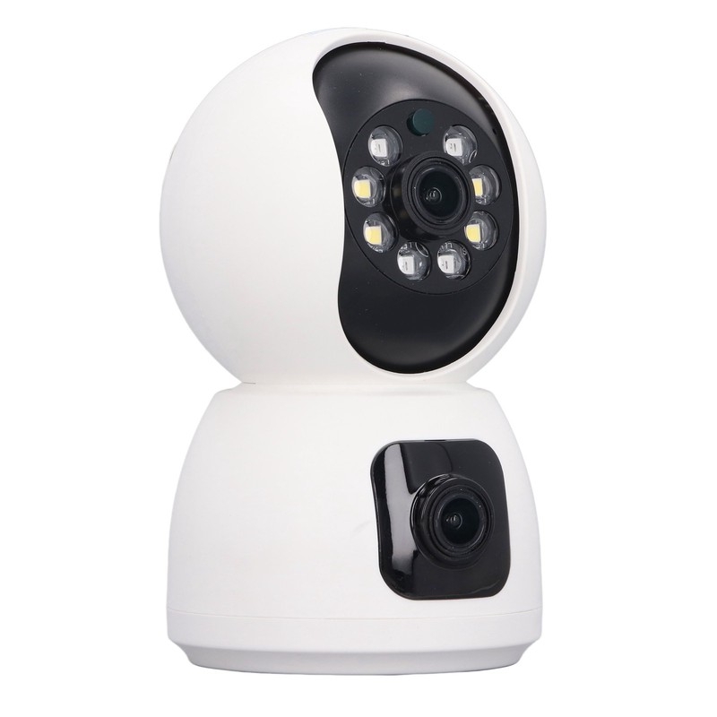 Dual Lens Security Camera Wireless 1080P 2 Way Talk Baby
