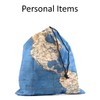 KIKKERLAND Polyester Travel Bags, Set of 4 - Laundry, Shoe
