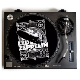 Universal Led Zeppelin Turntable Slipmat for Vinyl Records Fits 12" Players DJ Slip Mat
