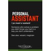 Notebook: Personal Assistant Definition Gift: Classic Notebook a 6 x