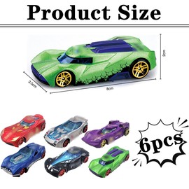BSNRDX Pull Back Cars 6 Pieces Toy Car, Children's Idea Toy Vehicles for Birthday Parties, Mini Cars Toy Series Toy Car Gift for Children, Suitable for Children from 3 Years