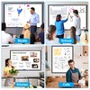 H-Qprobd 48"x24" Magnetic White Board Dry Erase Wall Mount Whiteboard