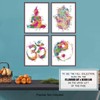 Zen Wall Decor Picture Set for Home, Office, Bedroom, Bathroom,
