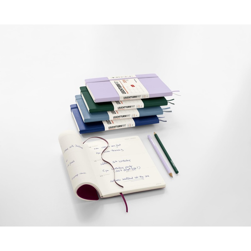 LEUCHTTURM1917 367658 Weekly Diary Softcover Medium (A5) 2024 12 Months