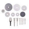 Rotary Cutting Wheels Tool Kit Resin Cut Off Disc HSS