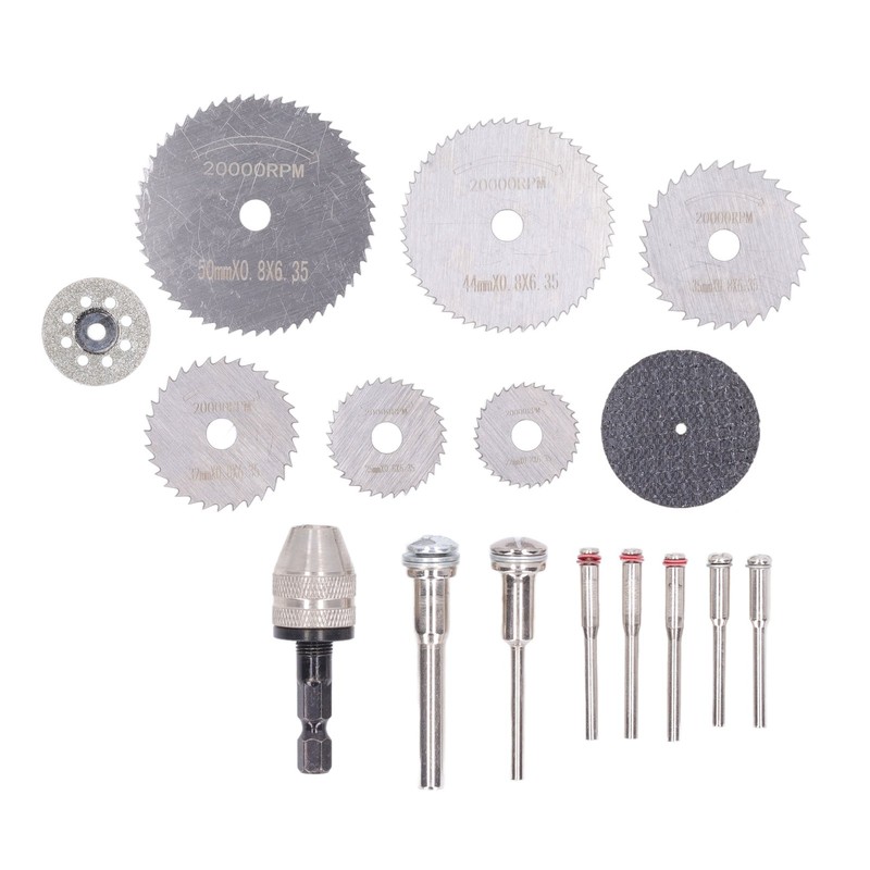 Rotary Cutting Wheels Tool Kit Resin Cut Off Disc HSS