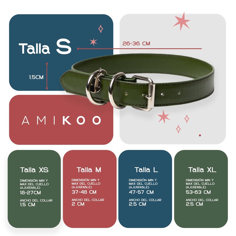 AMIKOO | Collar para Perro | Diseño Artesanal Mexicano |
