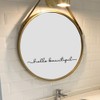 ZLKAPT Hello Beautiful Inspirational Quotes Mirror Decal 18"x2.3" Vinyl Decal…