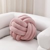 Sioloc Soft Knot Ball Pillows,Round Throw Pillow Cushion Home Decoration