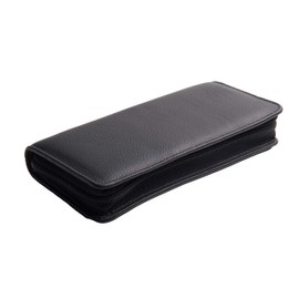 Anders Stifteetui Leder German Design Federmappe Lederetui (Schwarz, M)