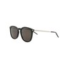 Saint Laurent Square/Rectangle Sunglasses Black Silver Black Luxury Eyewear Made