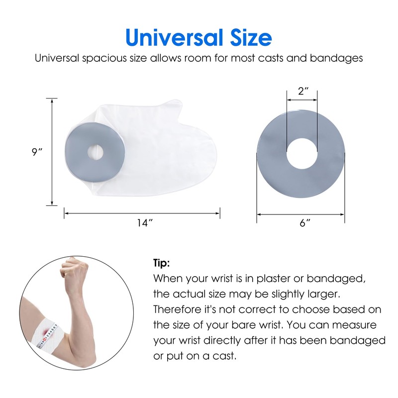 COMFYTHERA Waterproof Hand Cast Cover for Shower Wound Protector Bath