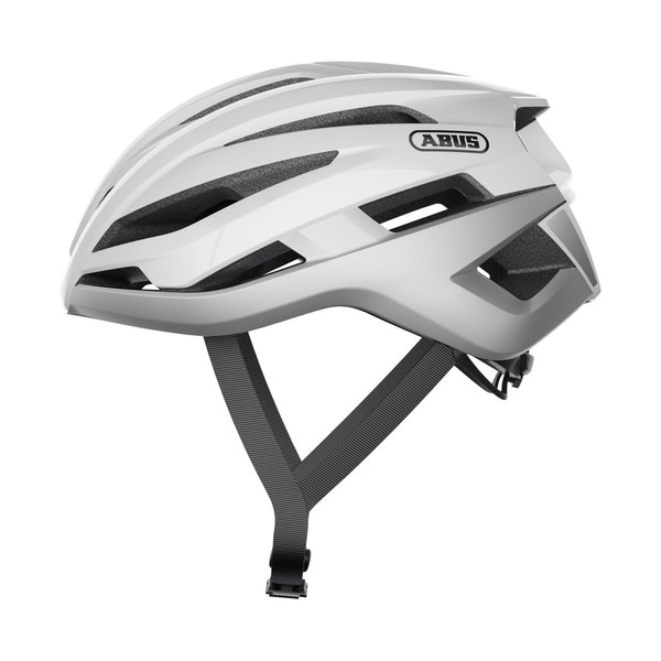ABUS StormChaser Racing Bike Helmet - Lightweight and Comfortable Bicycle Helmet for Professional Cycling for Women and Men - White, Size S