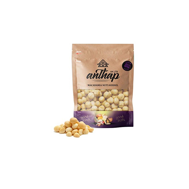Anthap Raw Unsalted Macadamia Nuts Kernel Non GMO No Oil