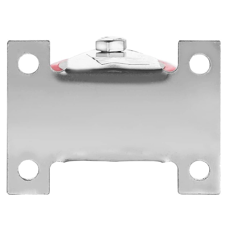 12 Pack 2" Caster Wheels On Red Polyurethane Wheels Top