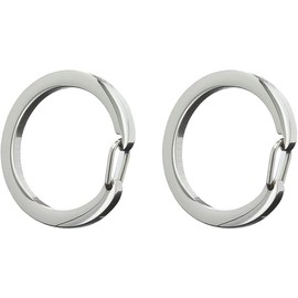 Dot knot kng15 Carabiner, Round Shape, Set of 2, Stainless Steel, Round Carabiner, Key Ring