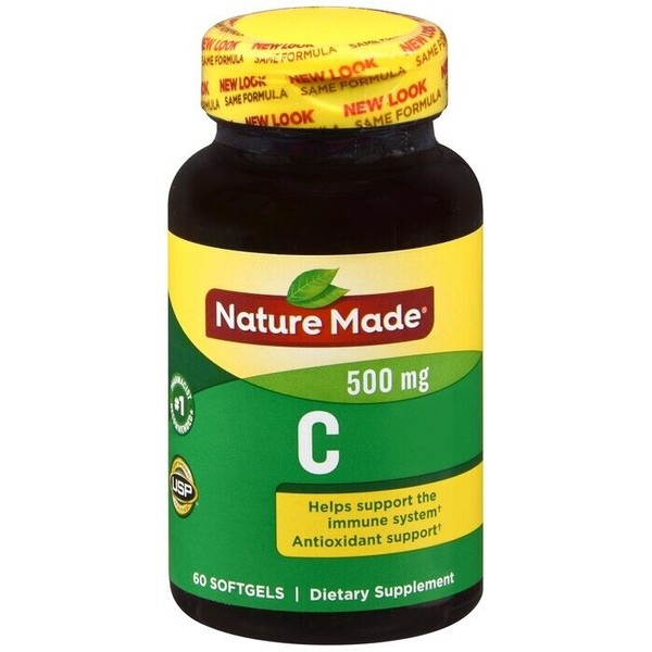 Nature Made VIT C 500MG LIQUIGEL 60CT NATURE MADE