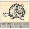 Rat Rubber Stamp, Realistic Pet Art