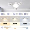 amgolibi Socket Fan Light with Remote, Screw in Ceiling Fan,