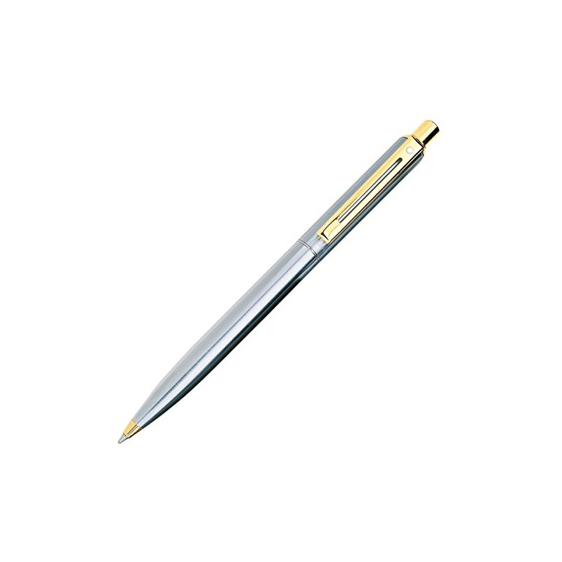 Sheaffer Sentinel Ballpoint Chrome - Gold Trim