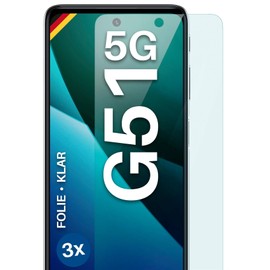 moex FlexProtect Screen Protector Compatible with Motorola Moto G51 5G Screen Protector Only 0.2 mm Thin HD Ultra Clear and Extra Scratch-Resistant - Pack of 3