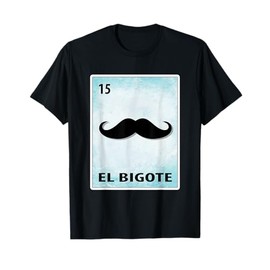 El Bigote Mexican Mustache Cards T-Shirt